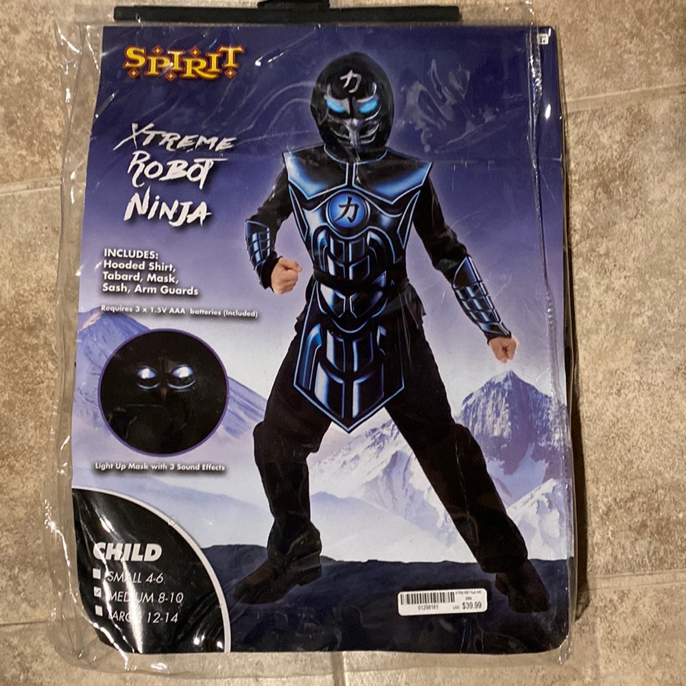 Halloween Costume Ninja robot costume kids